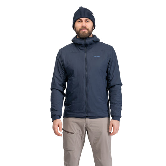 Bergans Holo Insulated Hood Jacket Men Dark Navy