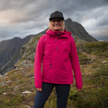 Bergans Tind Windbreaker Anorak Women Alpine Rose