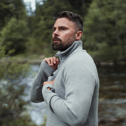 Bergans Ulriken Light Merino Jumper Men Magnesium Grey