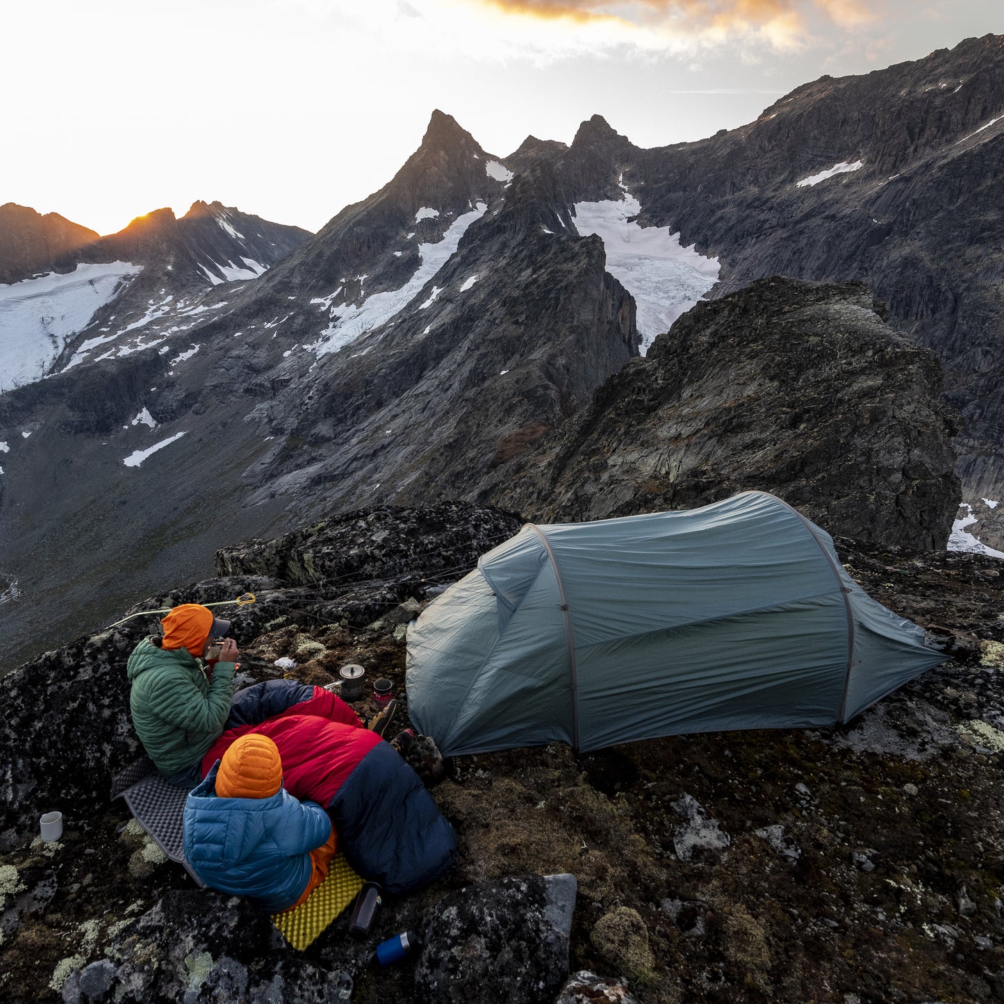 Bergans Trollhetta Tunnel 2-Pers Tent Light Fogblue