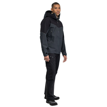 Bergans Rabot Alpine 3L Shell Jacket Men Black / Dark Shadow Grey