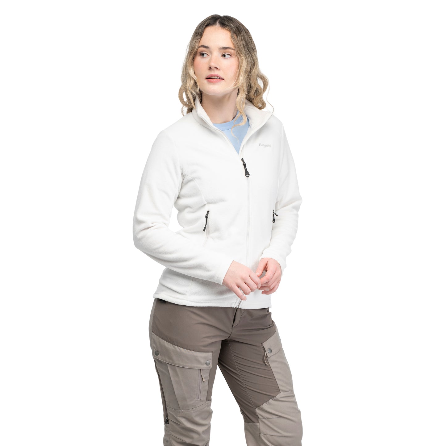 Bergans Finnsnes Fleece Jacket Women Arctic White