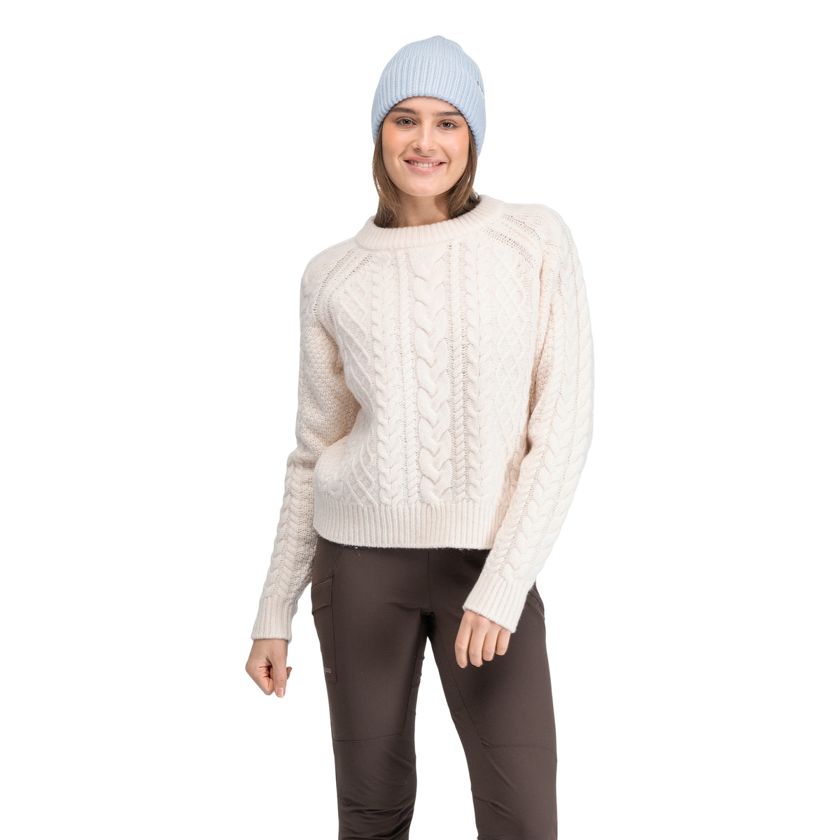 Bergans Lofoten Knitted Wool Jumper Women Creme