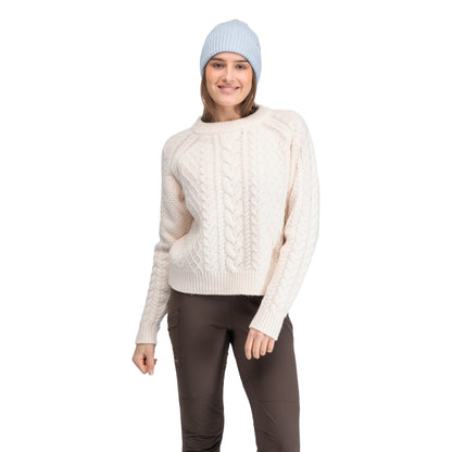 Bergans Lofoten Knitted Wool Jumper Women Creme