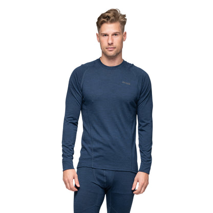 Bergans Inner:Pure Merino Long Sleeve Men Navy Blue