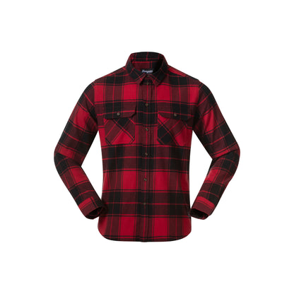 Bergans Nordmarka Flannel Shirt Men Red/Black Check