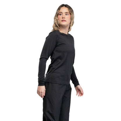 Bergans Merino Long Sleeve Women Dark Shadow Grey