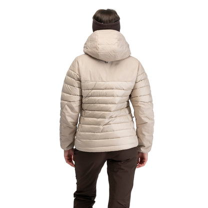 Bergans Lom Light Down Hood Jacket Women Beige