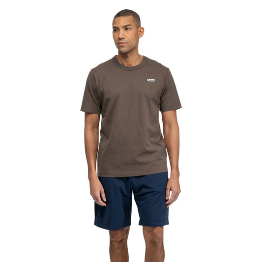 Bergans Logo Cotton Tee Men Dark Rock Taupe