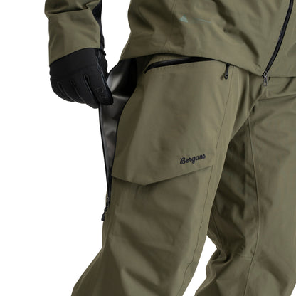 Bergans Oppdal 3L Shell Pants Men Pine Forest