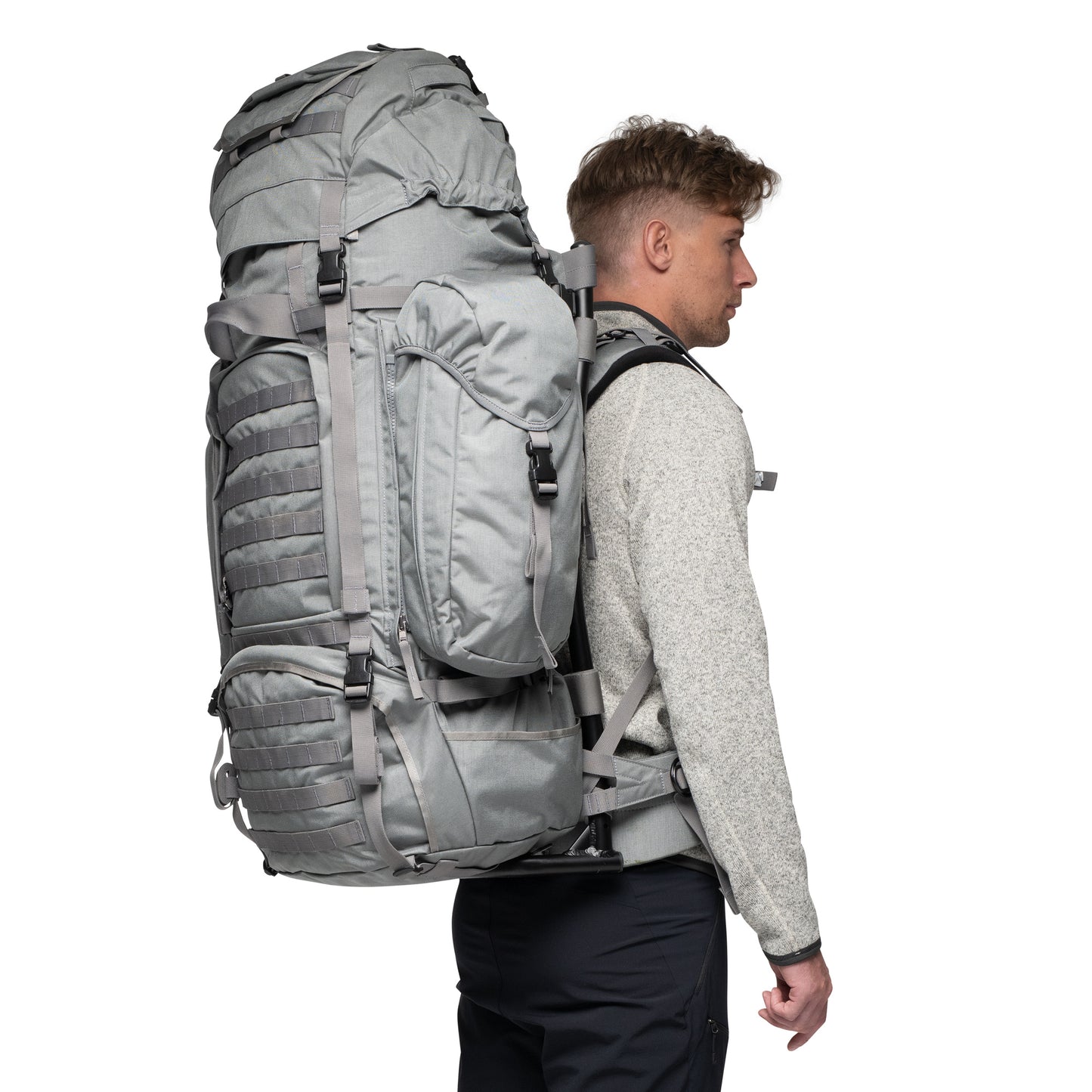 Bergans PowerFrame BigPack 130+ Solid Grey