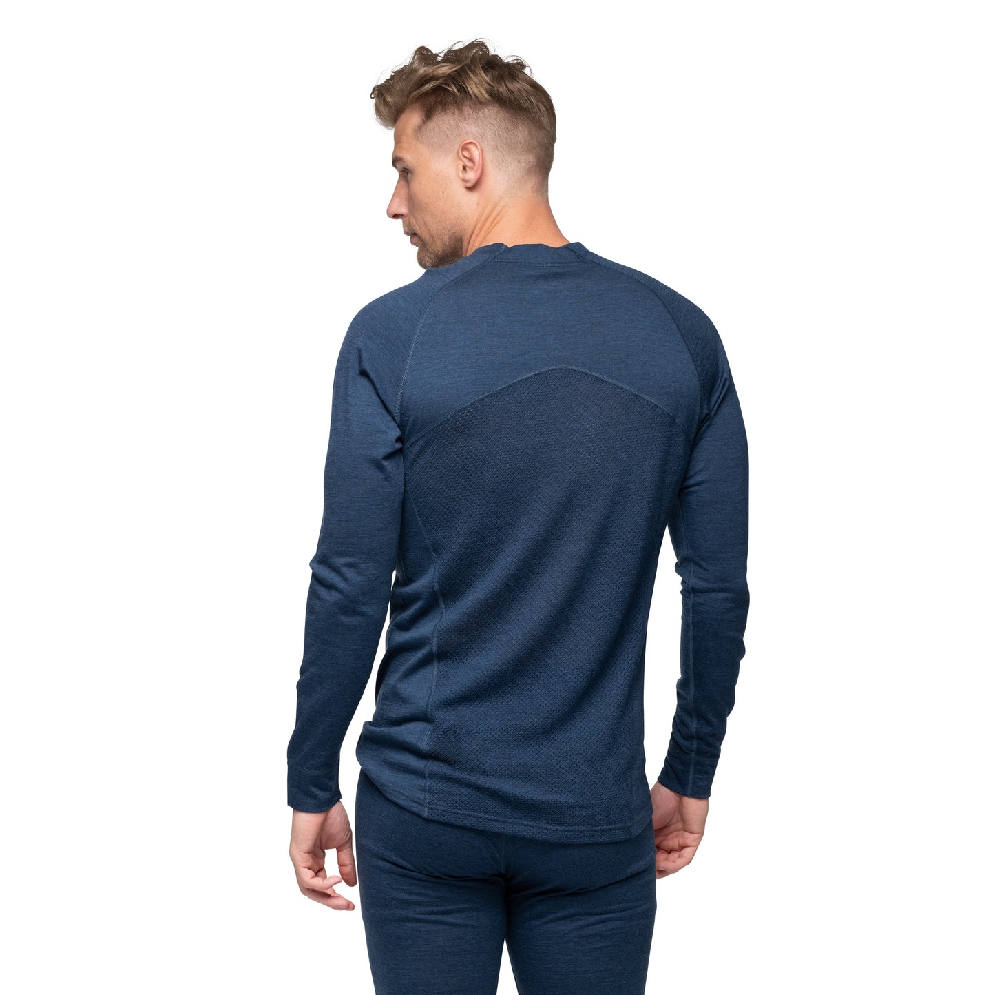 Bergans Inner:Pure Merino Long Sleeve Men Navy Blue
