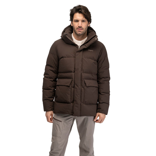 Bergans Dyna Down Hood Jacket Men Dark Chocolate