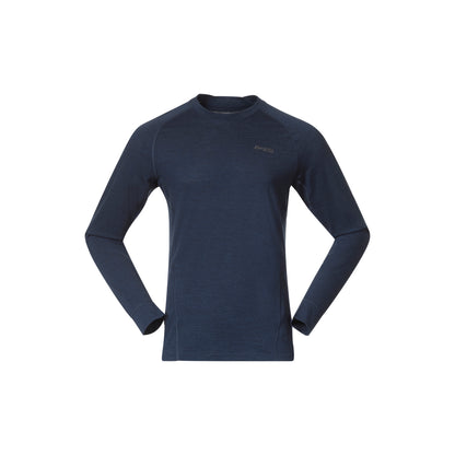 Bergans Inner:Pure Merino Long Sleeve Men Navy Blue