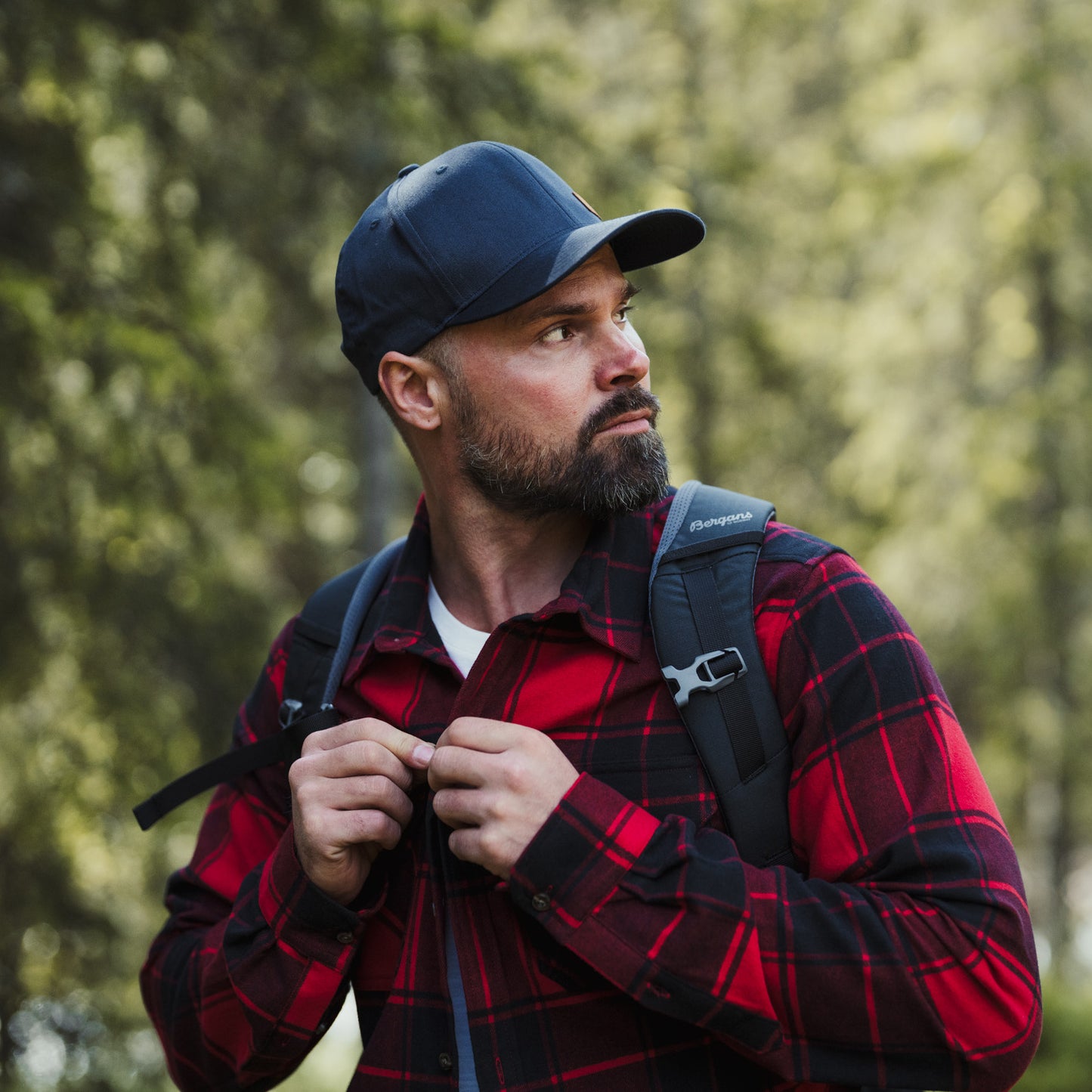 Bergans Nordmarka Flannel Shirt Men Red/Black Check