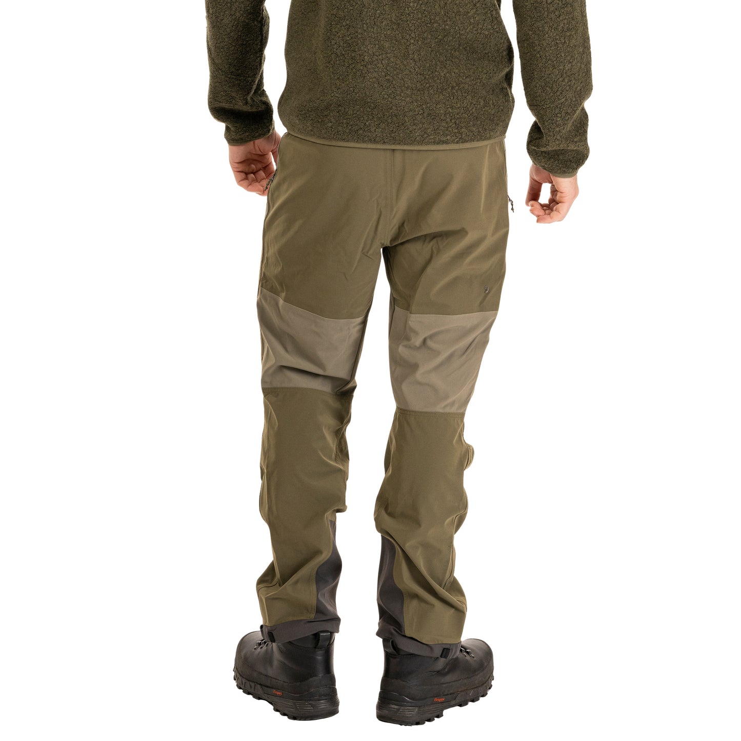 Bergans Bekkely Hybrid Pants Dark Green Mud / Green Mud