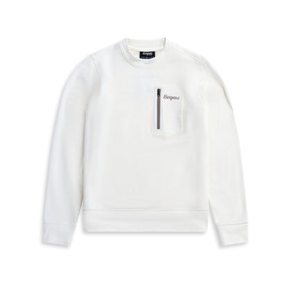 Bergans Midtli Midlayer Sweatshirt Junior Vanilla White