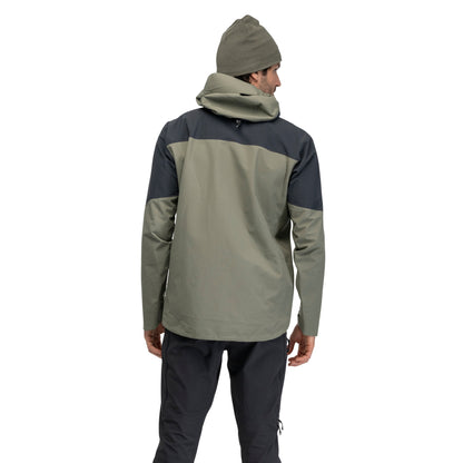 Bergans Rabot Alpine 3L Shell Jacket Men Green Mud / Dark Shadow Grey