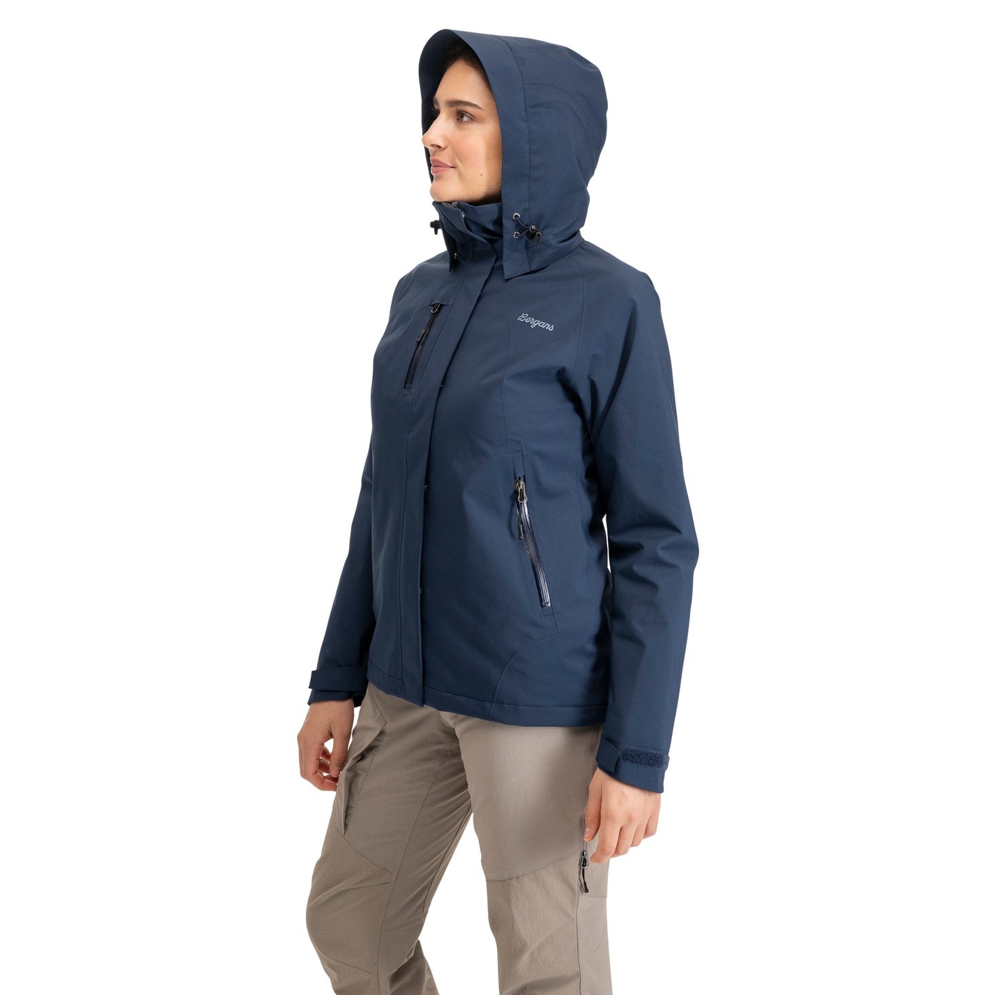 Bergans Flya Insulated Lady Jacket Navy Blue/Granite Blue
