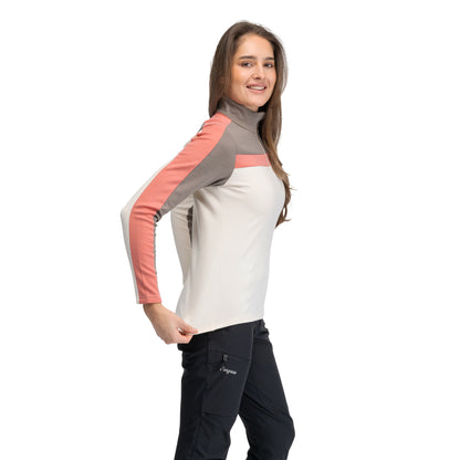 Bergans Uldal Wool Half Zip Women Creme / Beige