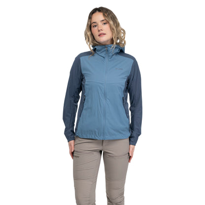 Bergans Rabot Windbreaker Jacket Women Elemental Blue / Granite Blue