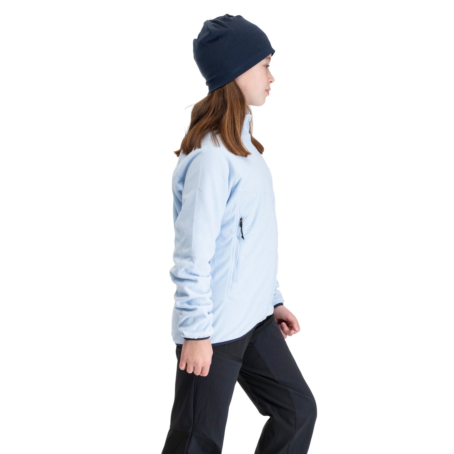Bergans Junior Fleece Midlayer Jacket Cool Blue