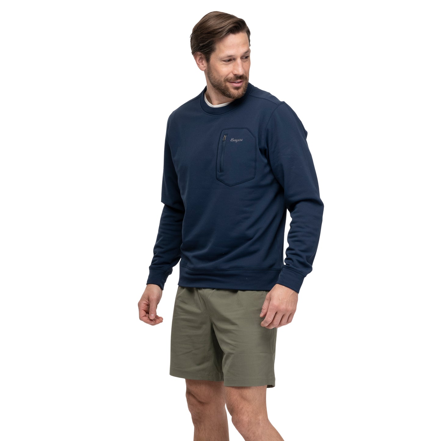Bergans Midtli Midlayer Sweatshirt Men Navy Blue