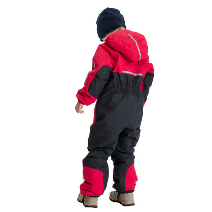 Bergans Lilletind Insulated Shell Coverall Kids Alpine Rose/Dark Shadow Grey