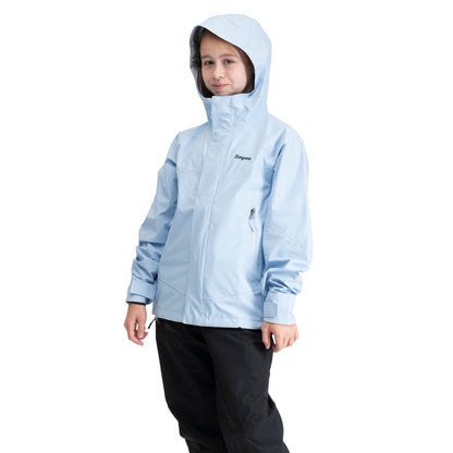Bergans Junior 3L Shell Jacket Cool Blue