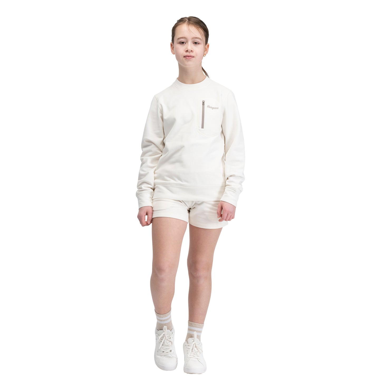 Bergans Midtli Pull-On Shorts Junior Vanilla White