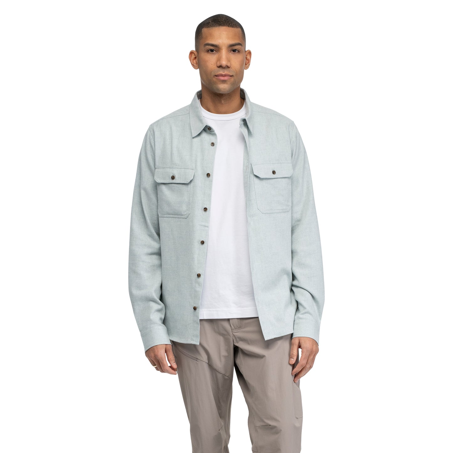 Bergans Nordmarka Flannel Shirt Men Dried Sage