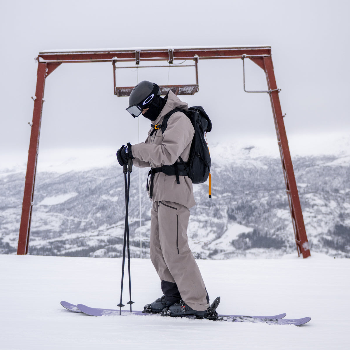 Bergans Oppdal Insulated Shell Pants Men Rock Taupe