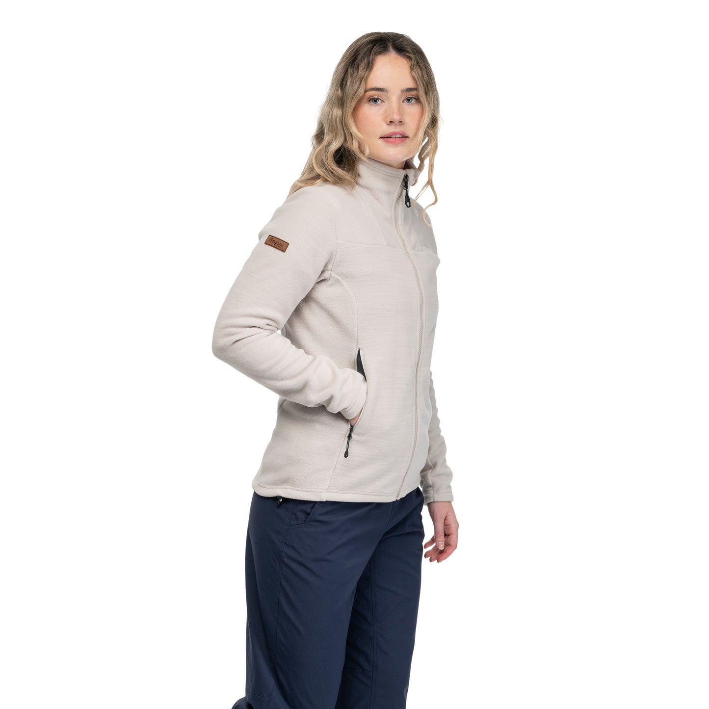 Bergans Hareid Fleece Jacket Women Coastal Sand