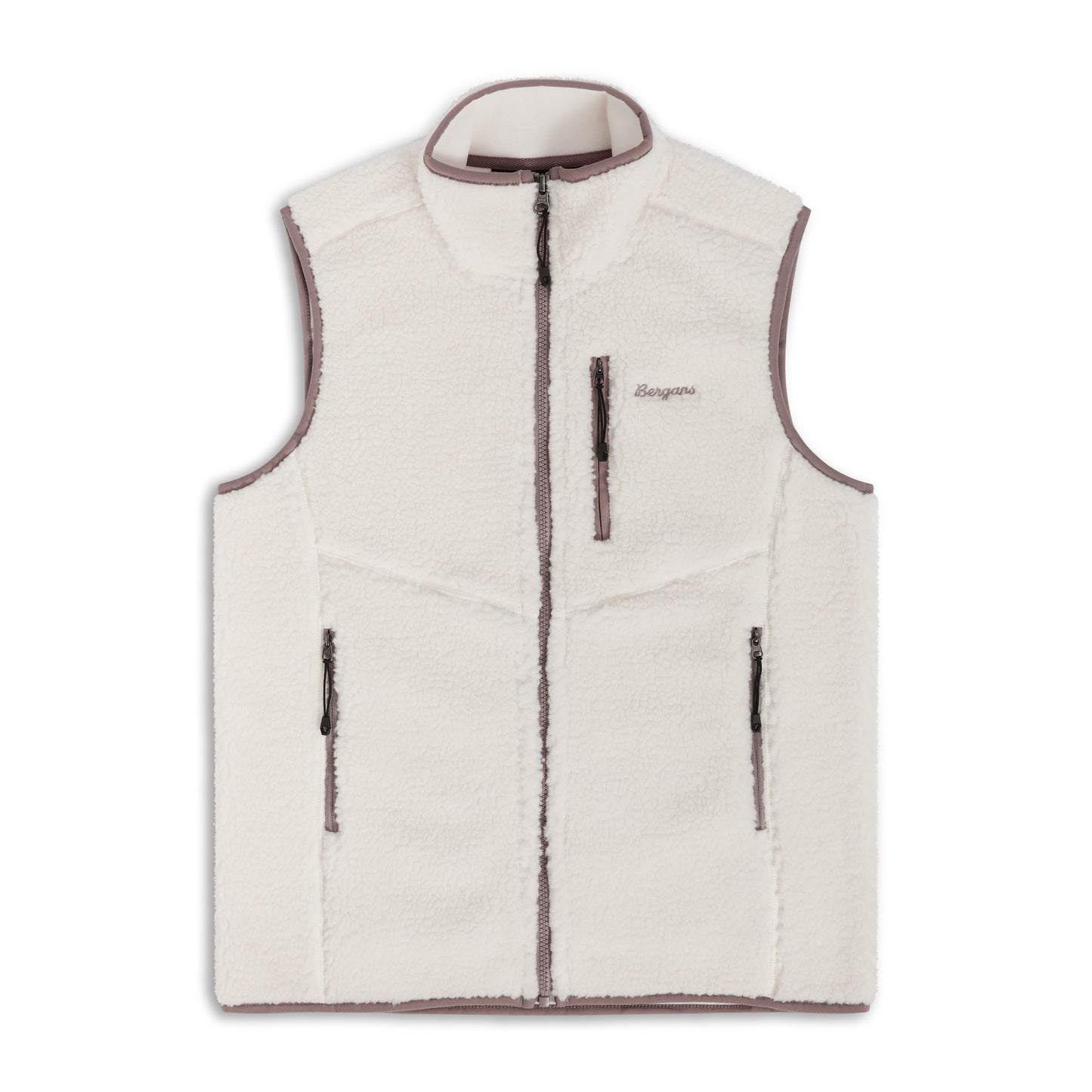Bergans Lunnan Pile Fleece Vest Women Vanilla White