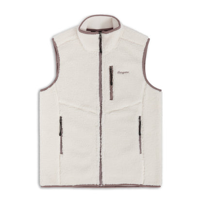 Bergans Lunnan Pile Fleece Vest Women Vanilla White