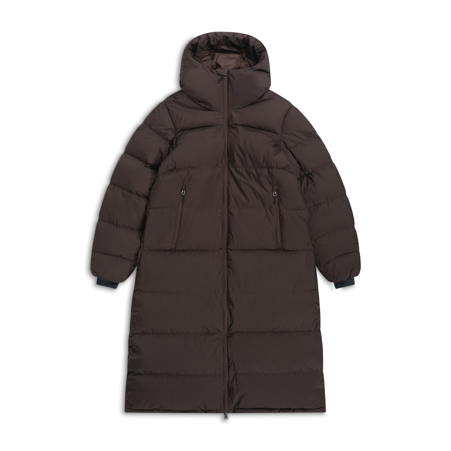 Bergans Urban Down Long Coat Women Dark Chocolate