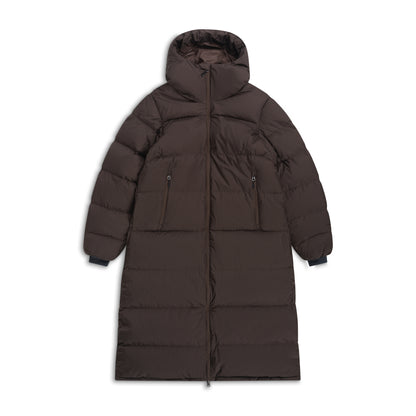 Bergans Urban Down Long Coat Women Dark Chocolate