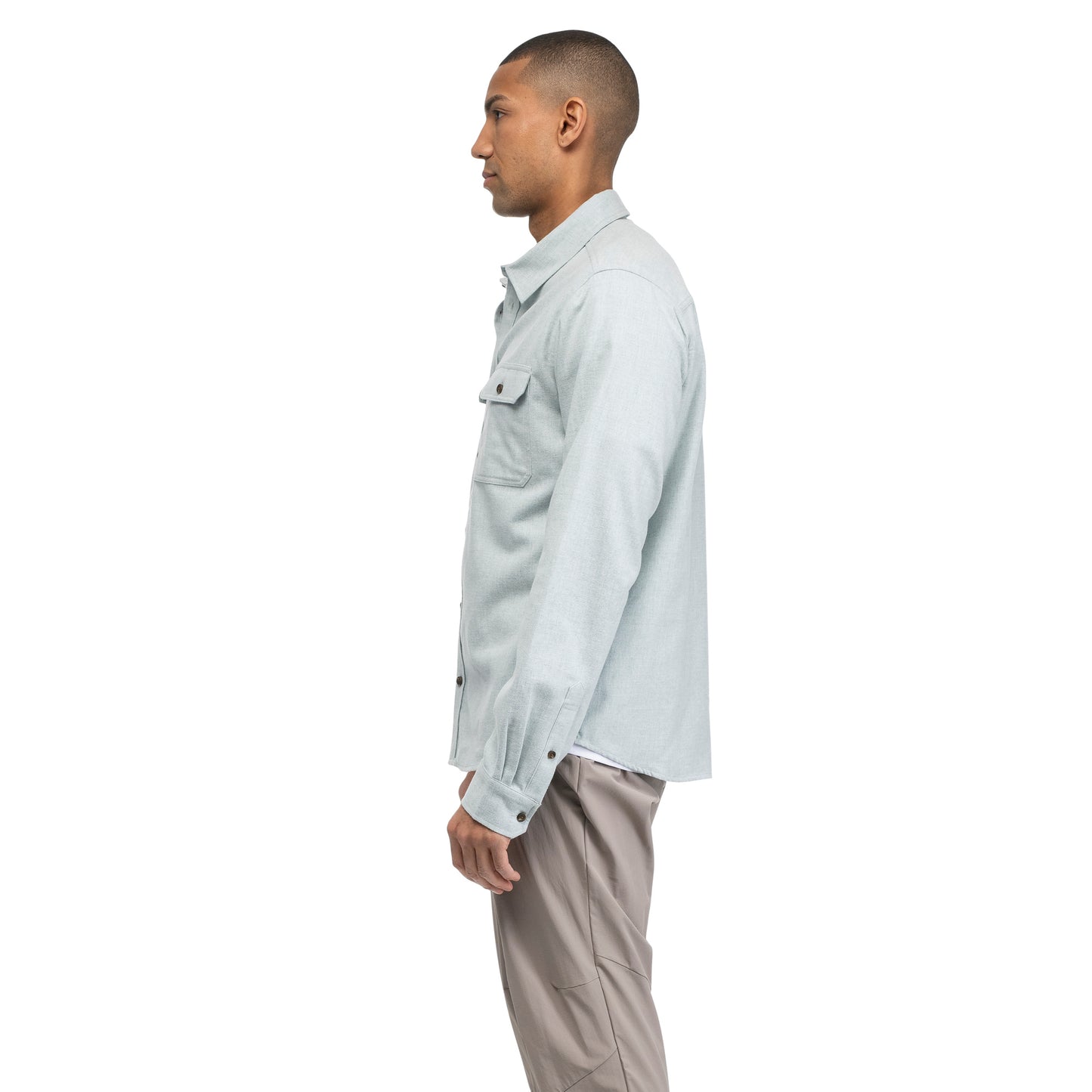 Bergans Nordmarka Flannel Shirt Men Dried Sage