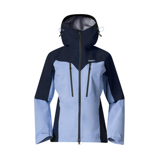 Bergans Tind 3L Shell Jacket Women Blueberry Milk/Navy Blue
