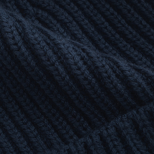 Bergans Nordmarka Merino Beanie Junior Navy Blue
