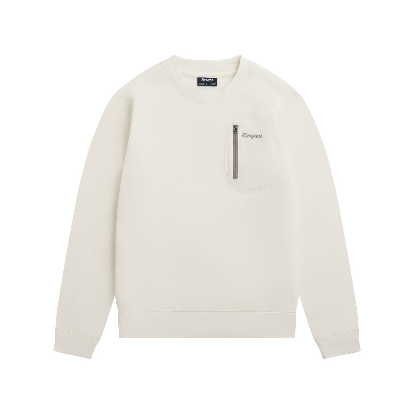 Bergans Midtli Midlayer Sweatshirt Women Vanilla White