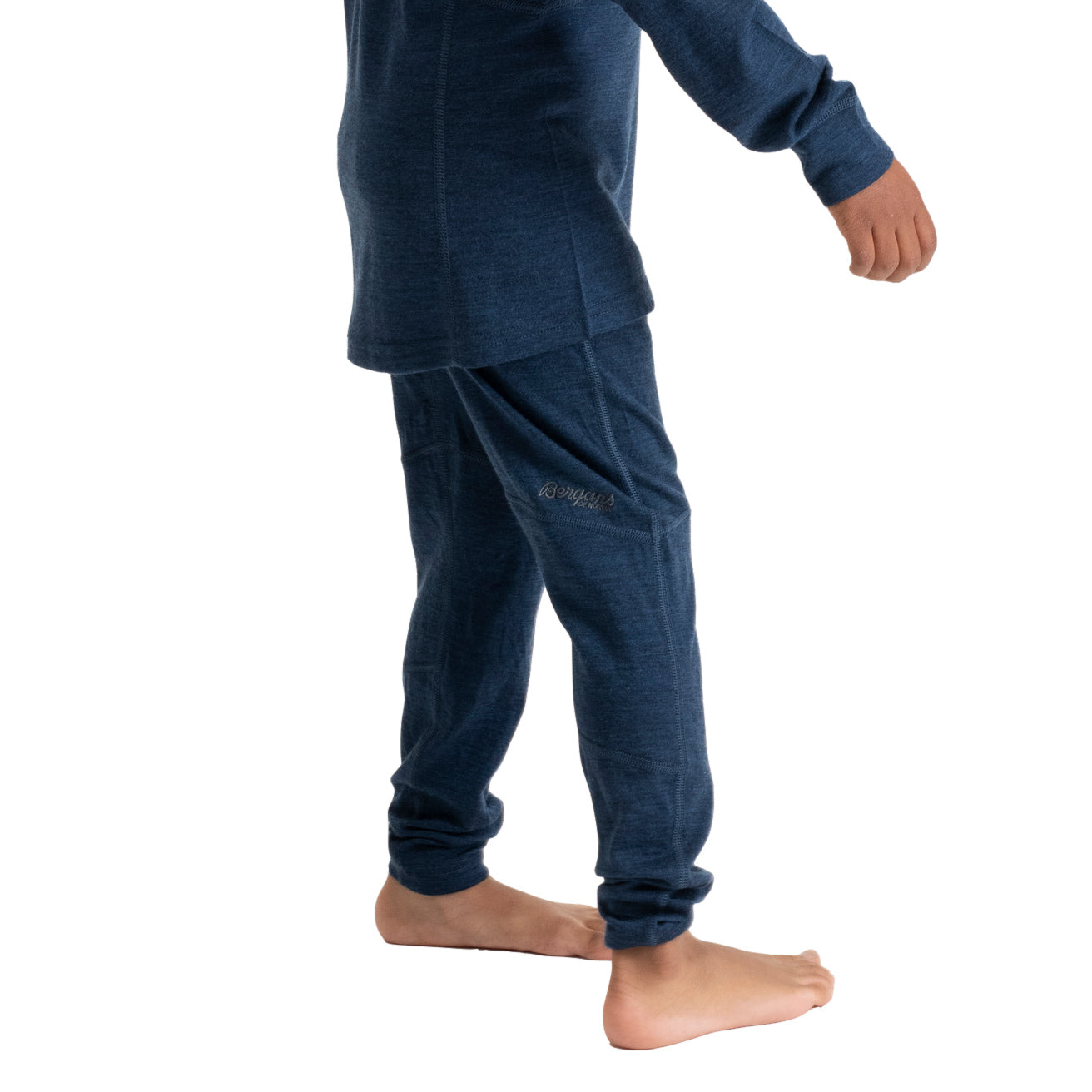 Bergans Inner:Pure Merino Kids Tights Navy Blue