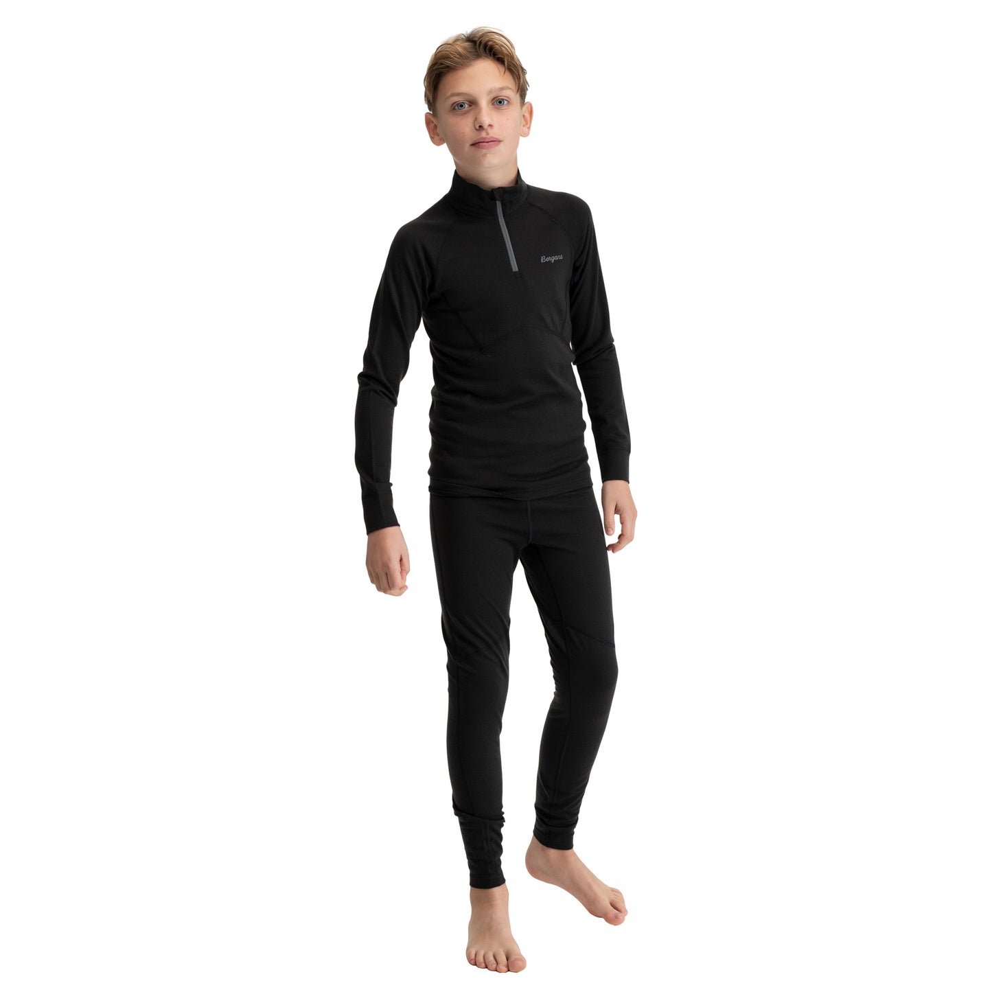 Bergans Inner:Pure Merino Youth Tights Black