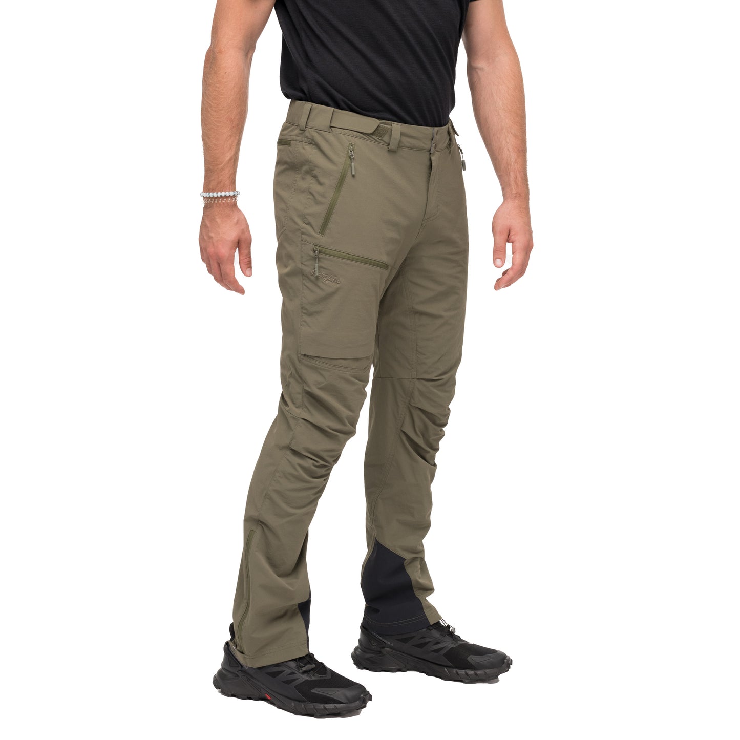 Bergans Breheimen Softshell Pants Men Dark Green Mud