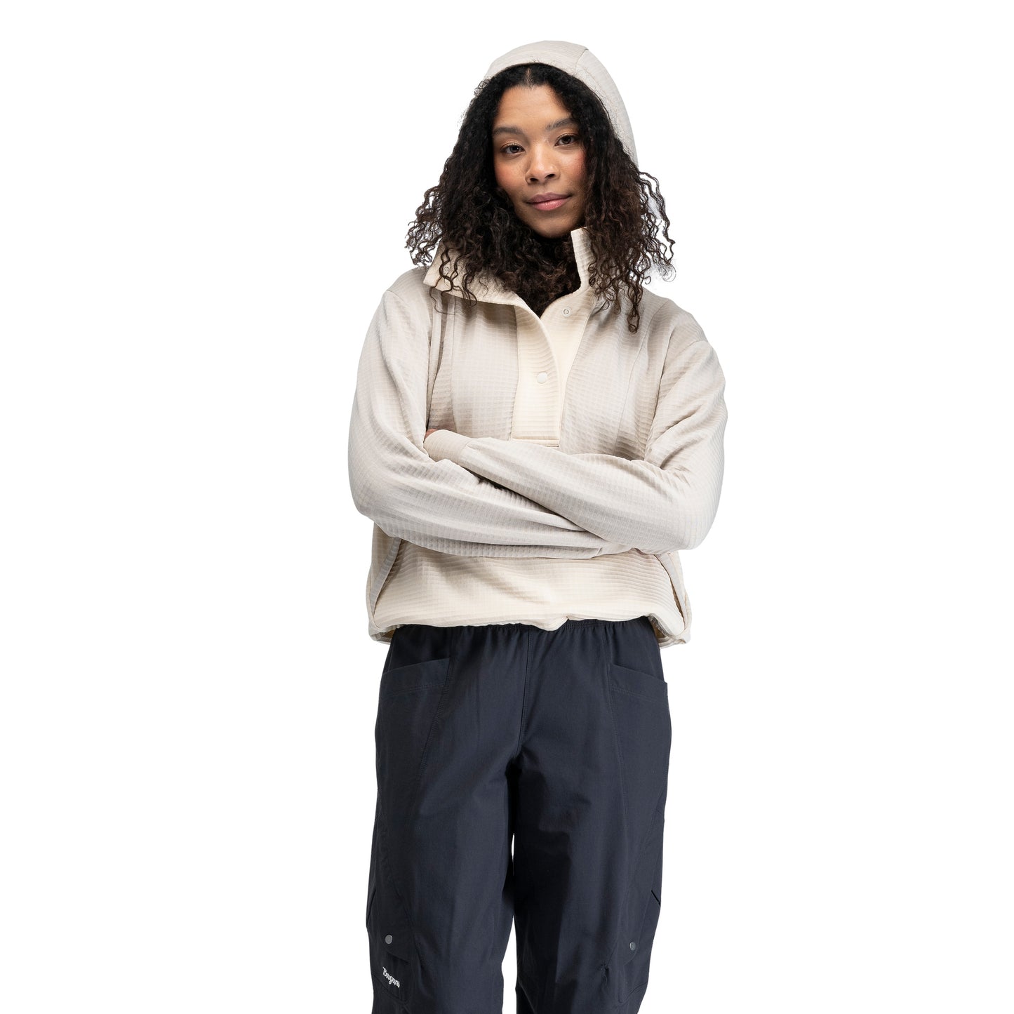Bergans Vega Wool Hoodie Women Bone White / Creme