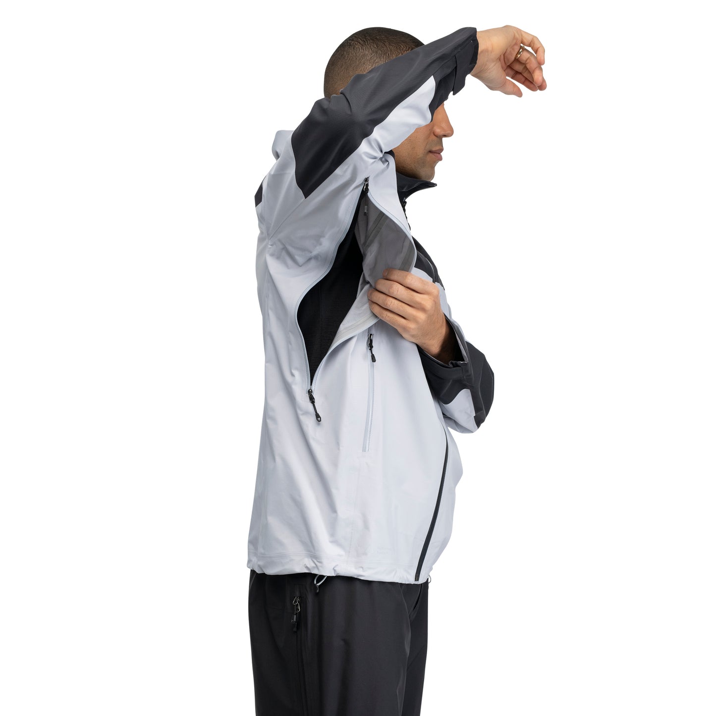 Bergans Rabot Light 3L Shell Jacket Men Pearl Grey / Dark Shadow Grey