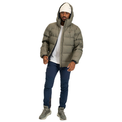 Bergans Lava Warm Down Jacket w/Hood Men Green Mud