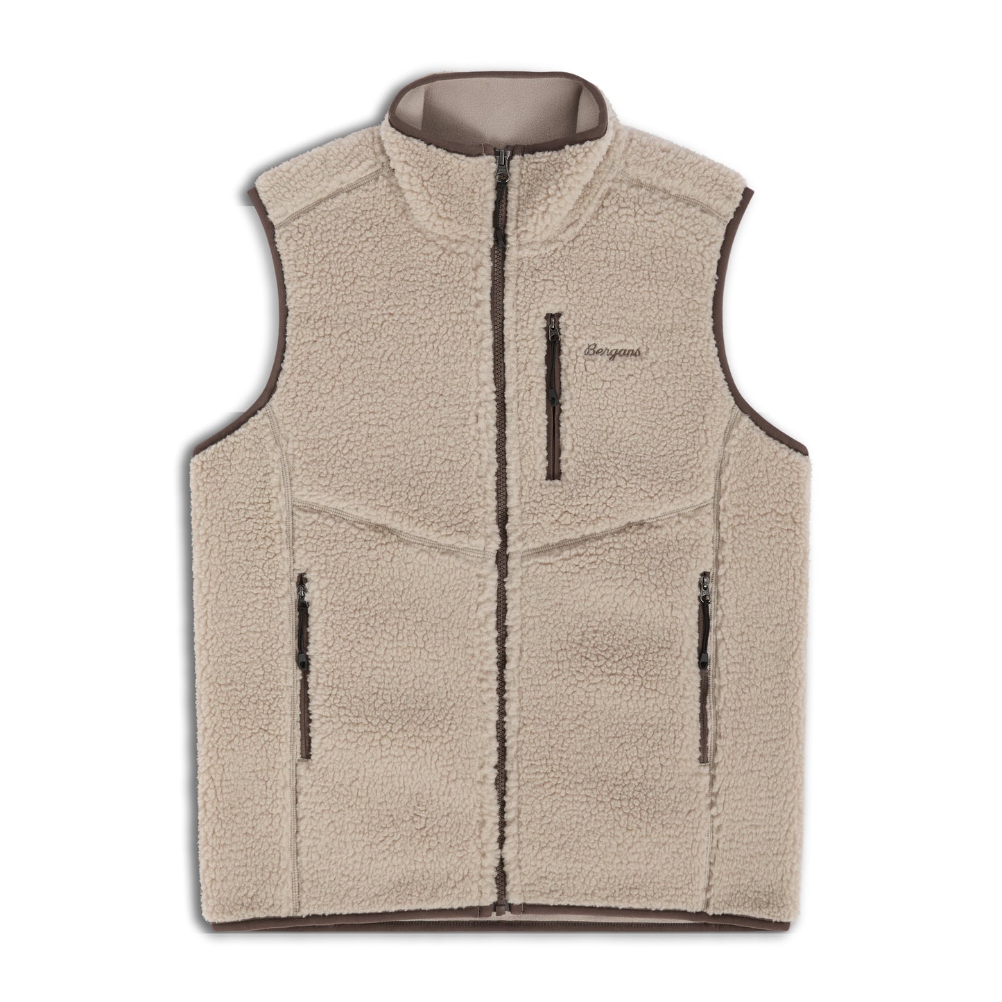 Bergans Lunnan Pile Fleece Vest Women Coastal Sand