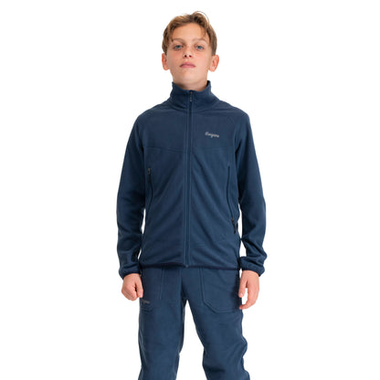 Bergans Junior Fleece Midlayer Jacket Navy Blue