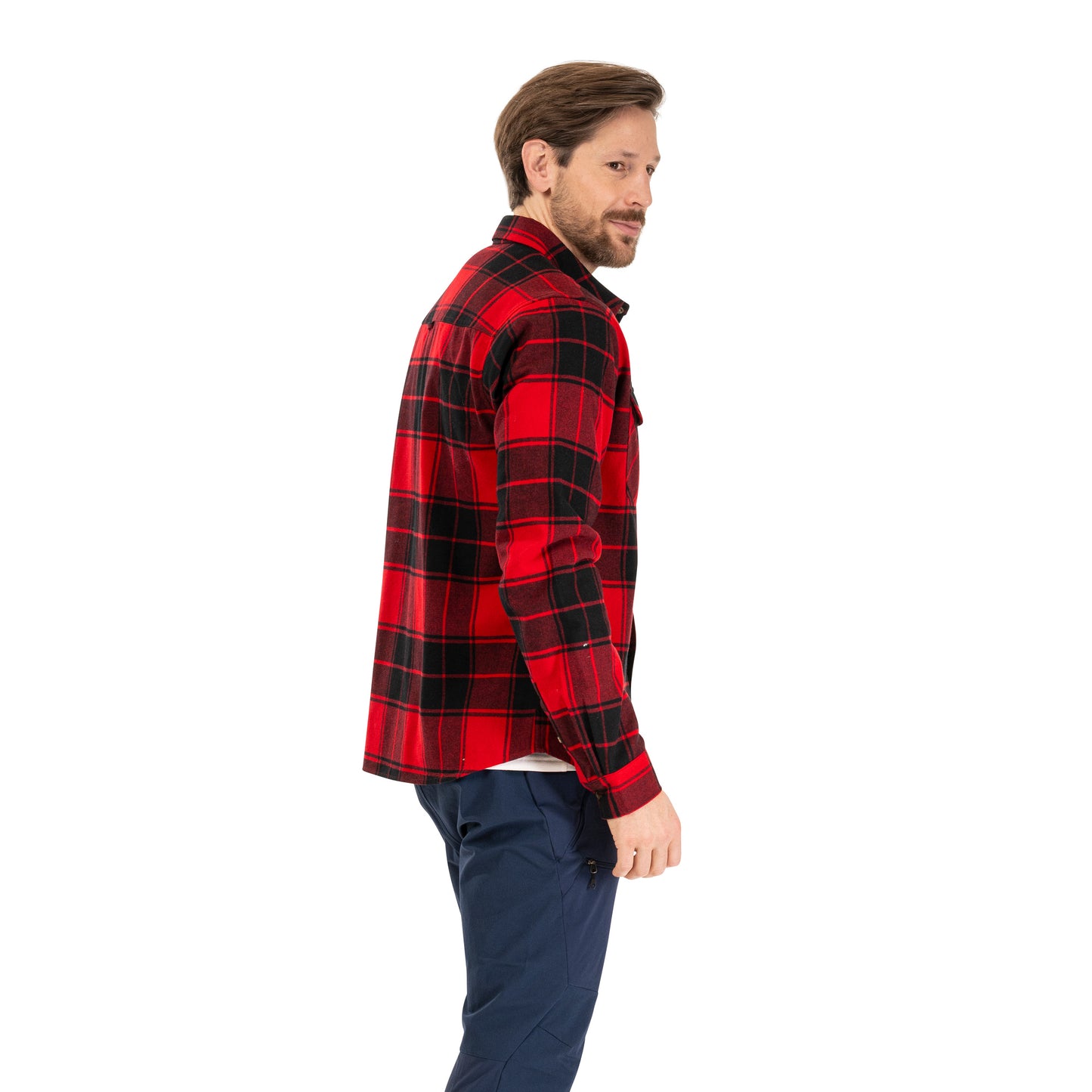 Bergans Nordmarka Flannel Shirt Men Red/Black Check